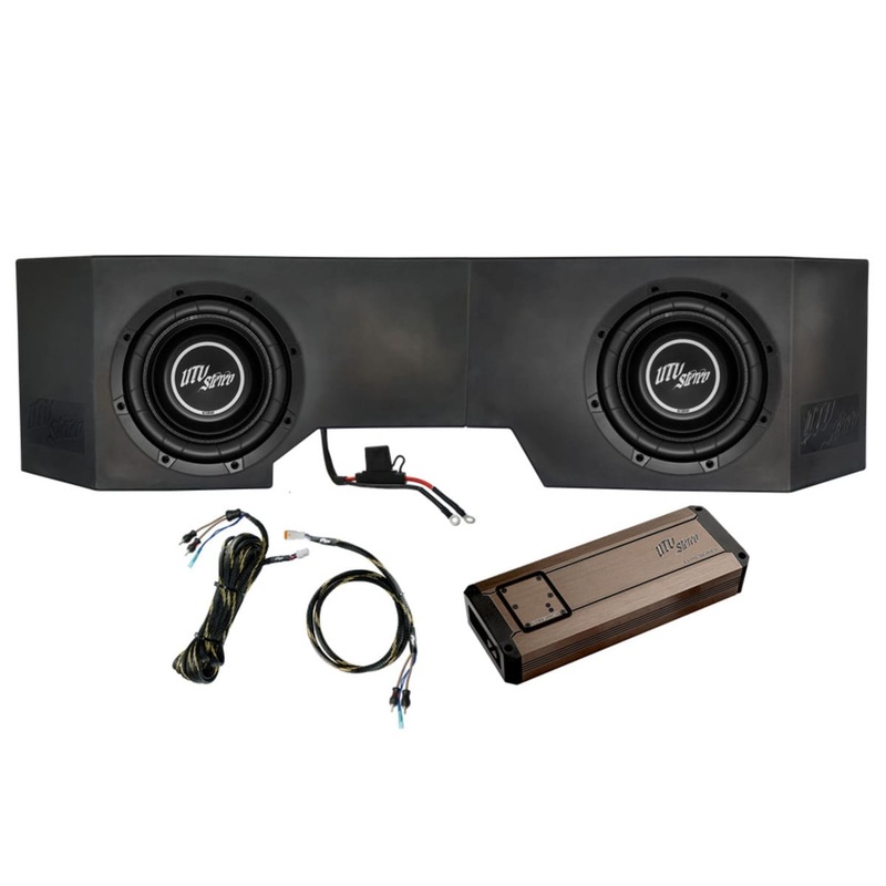 UTV Stereo Can-Am Defender 1200W Dual 10 Subwoofer Kit