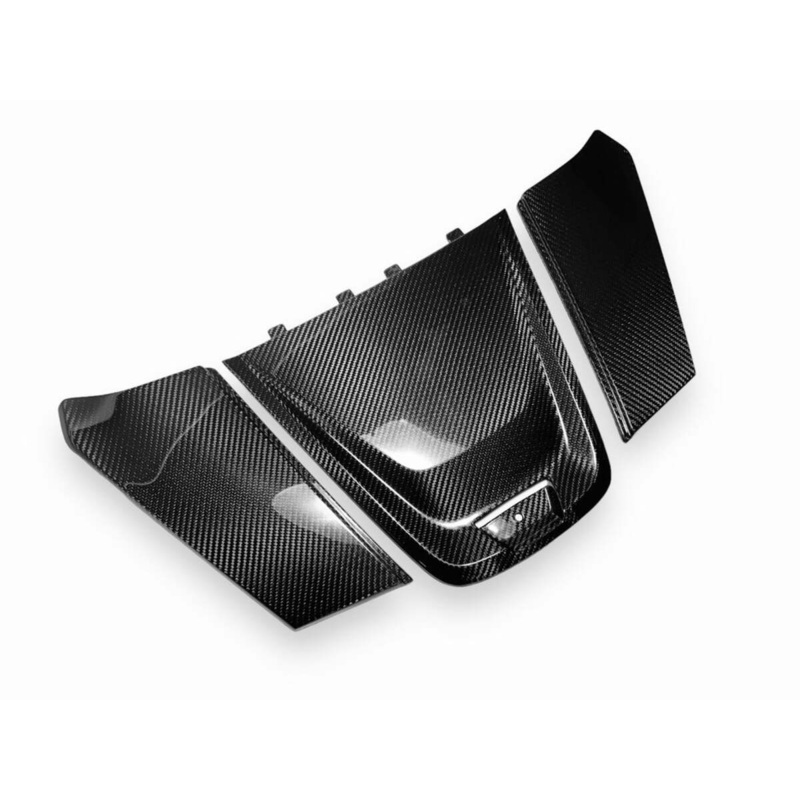Fourwerx Can Am Maverick R Carbon Fiber 3 PC Upper Center Dash Trim Kit