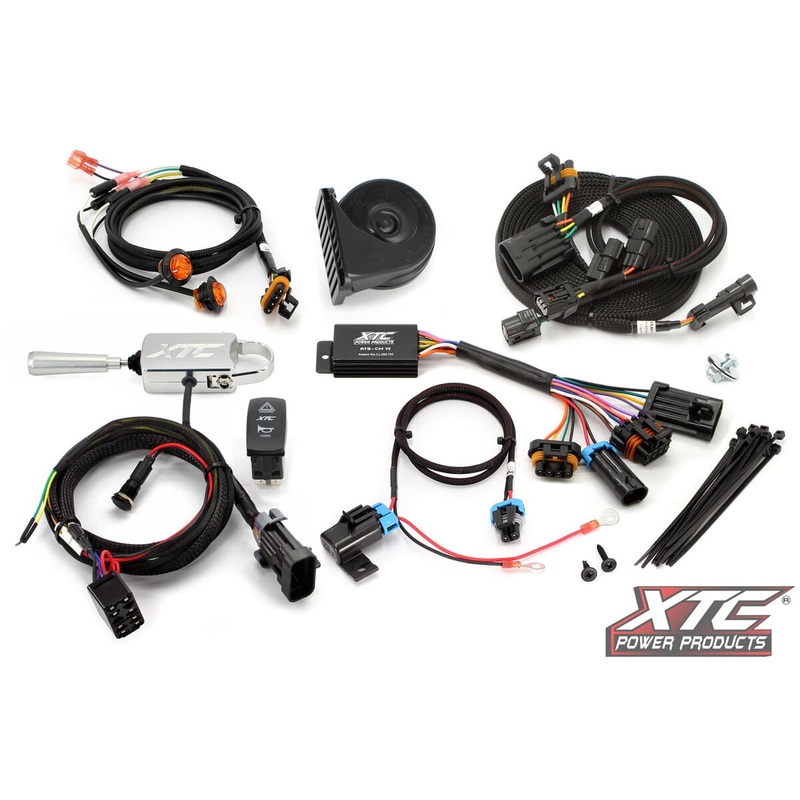 XTC Kawasaki KRX Self-Canceling Turn Signal System with Billet Lever
