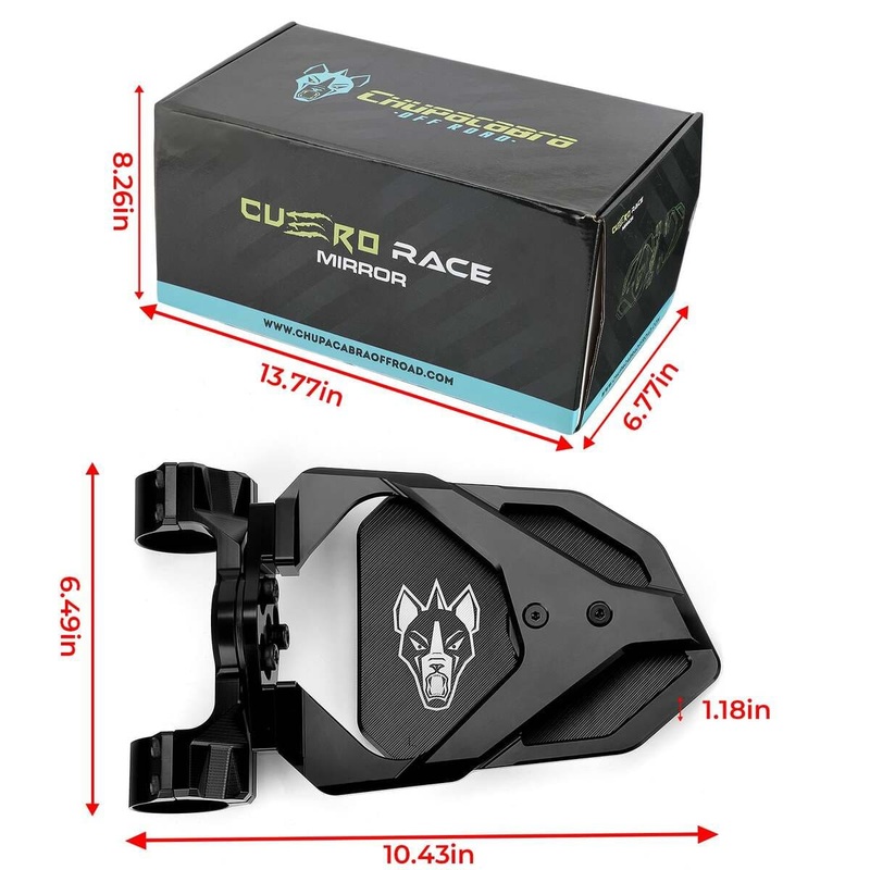 Chupacabra Offroad Cuero Race UTV Side Mirror – Set of Two