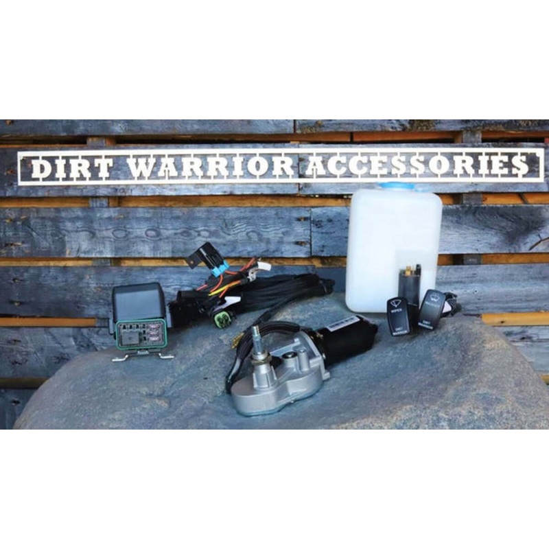 Dirt Warrior Accessories 16+ Can-Am Maverick X3 Electric Windshield Wiper Kit