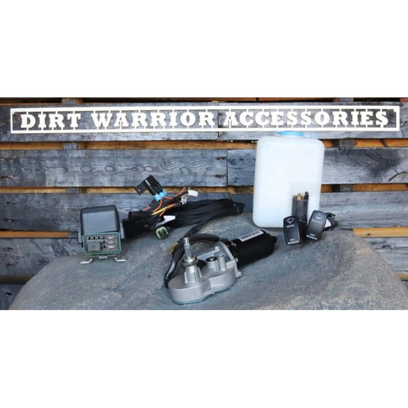 Dirt Warrior Accessories ’24+ Polaris RZR XP 1000 Electric Windshield Wiper Kit