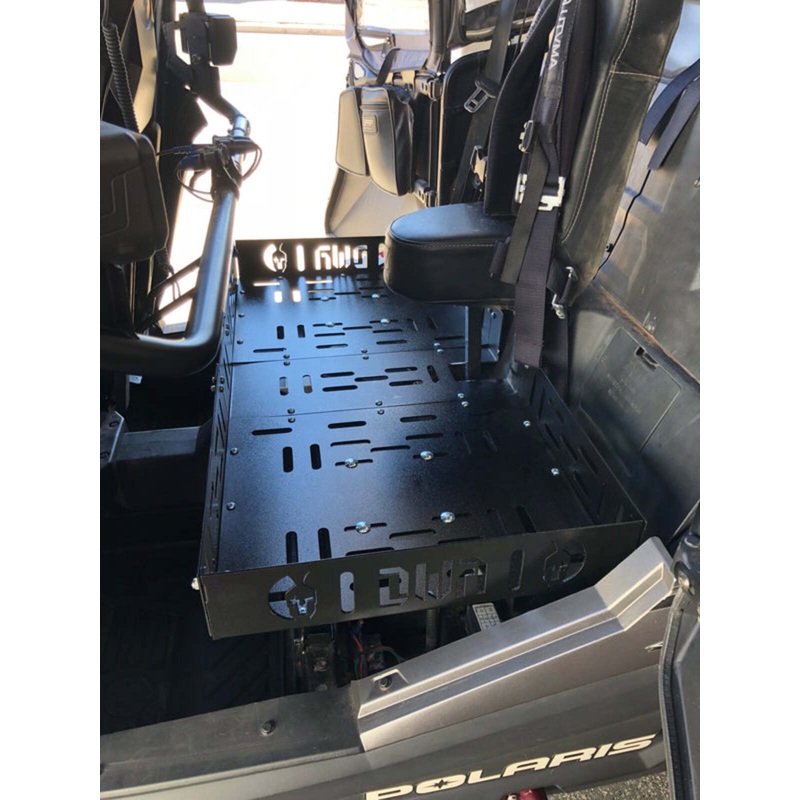 Dirt Warrior Accessories Dirt Warrior RZR Rear Seat Mounted Cargo Rack