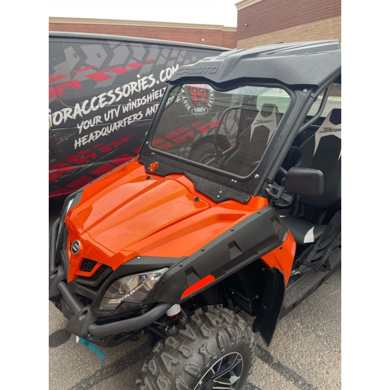 Dirt Warrior Accessories ’21+ CF Moto Z Force 500 Trail Front Windshield