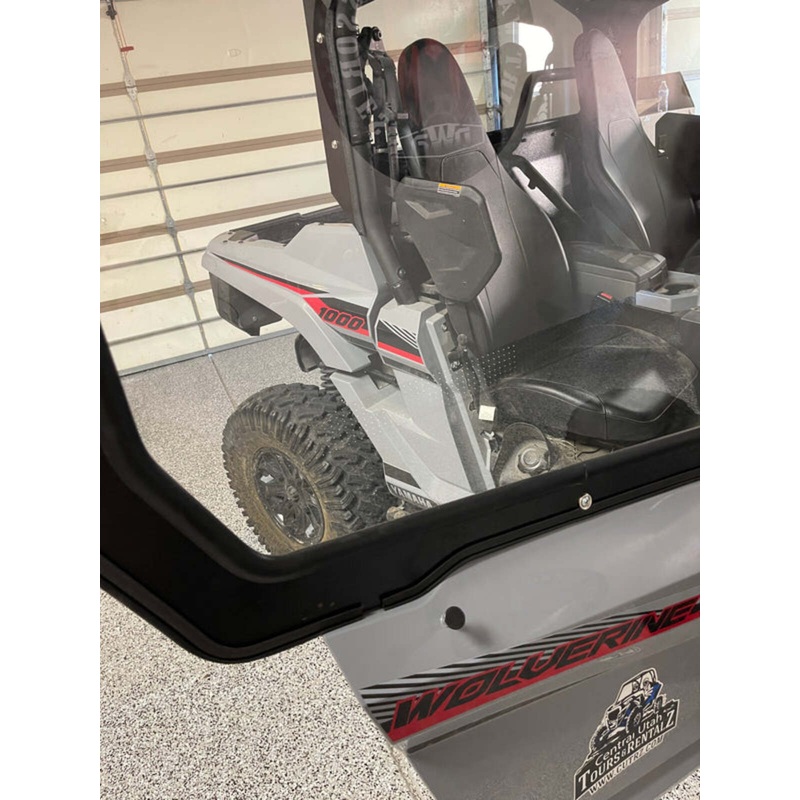 Dirt Warrior Accessories ’21 Yamaha Rmax 2-Seat Cab Enclosure Upper Side Doors Panels