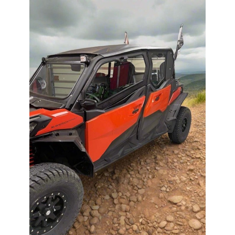 Dirt Warrior Accessories Can-Am Maverick Sport/Trail 4-Seat Cab Enclosure Upper Side Doors Panels