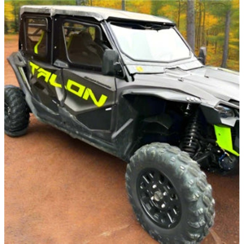 Dirt Warrior Accessories Honda Talon 4-Seat Cab Enclosure Upper Side Doors Panels