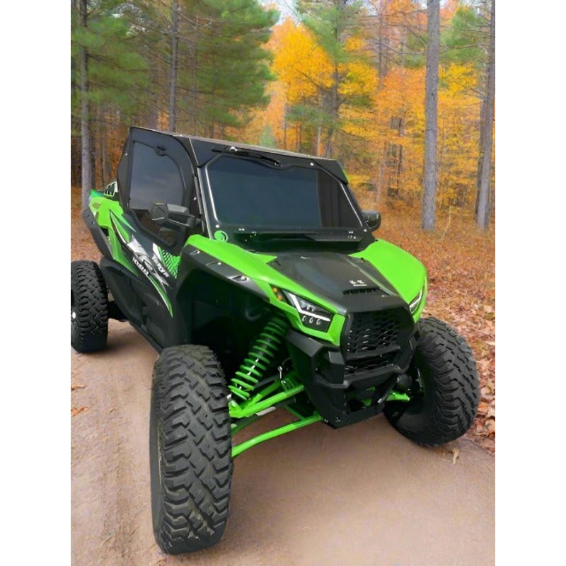 Dirt Warrior Accessories Kawasaki Teryx KRX 1000 2-Seat Cab Enclosure Upper Side Doors Panels