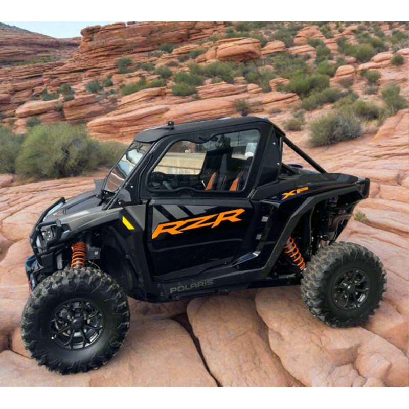 Dirt Warrior Accessories Polaris RZR 1000XP 2024 2-Seat Cab Enclosure Upper Side Doors Panels