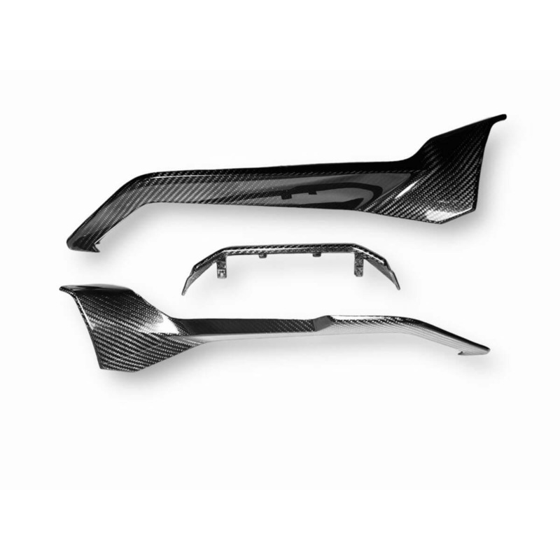 Fourwerx Can-Am Maverick R Carbon Fiber Dash Trim Kit – 3 Piece