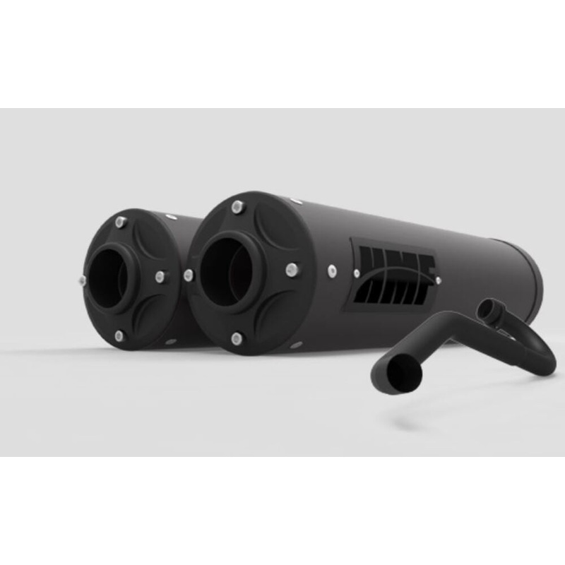 HMF ’19-’23 Honda Talon 1000R/X Titan Series Dual Full Exhaust Systems – Blackout