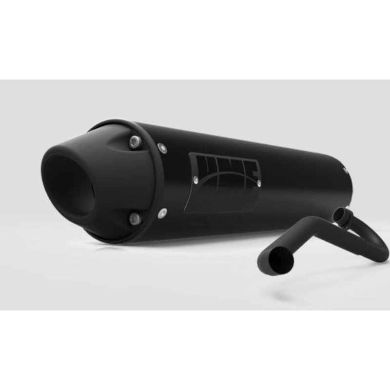 HMF Can-Am Maverick Turbo Performance Big Core 3/4 Exhaust System – Blackout