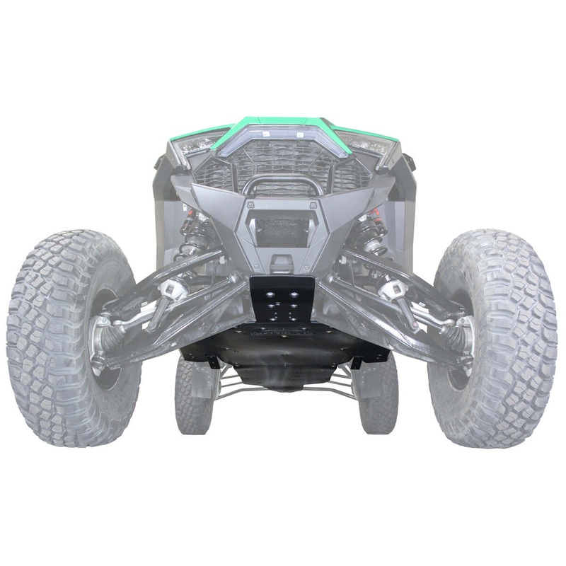 Factory UTV Polaris RZR Pro R UHMW Skid Plate