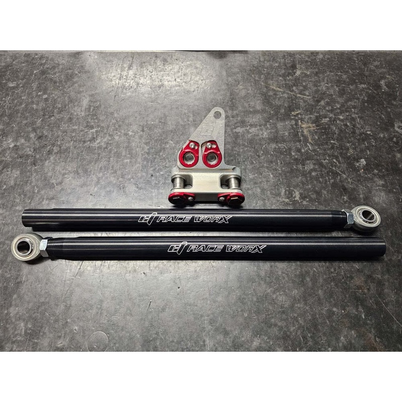 CT Race Worx Can-Am Maverick R Pro Tie Rods With Stabilizer Mount