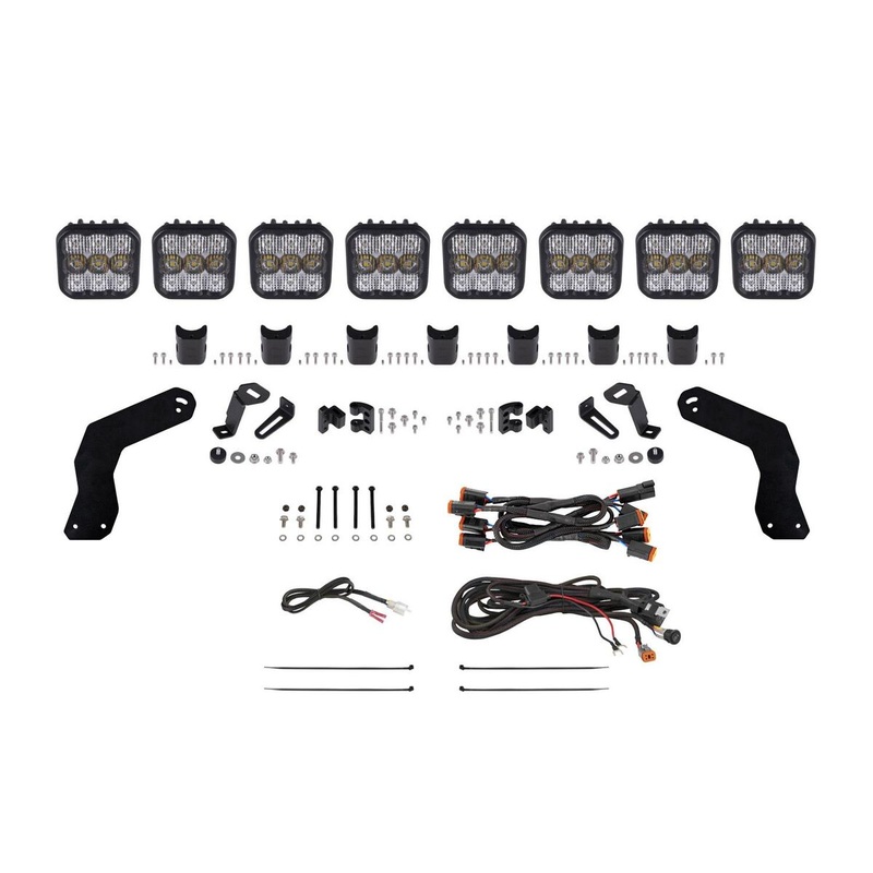 Diode Dynamics Can-Am Maverick X3 SS5 Roof Cross Link Lightbar Kit