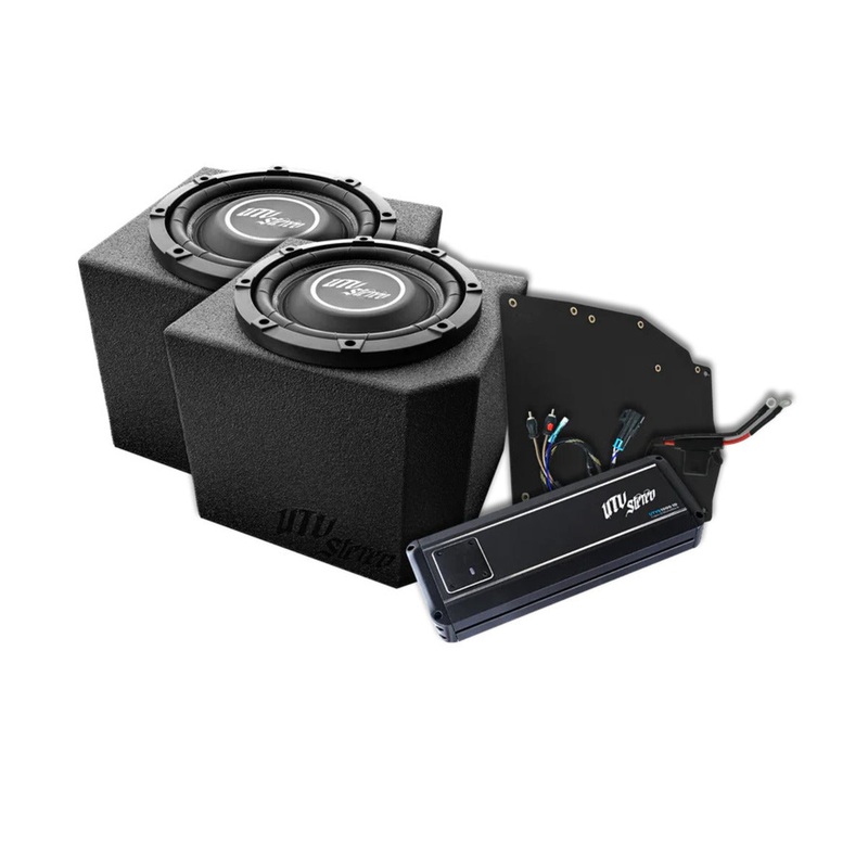 UTV Stereo Polaris Ranger 1000W Dual 10 Subwoofer Kit