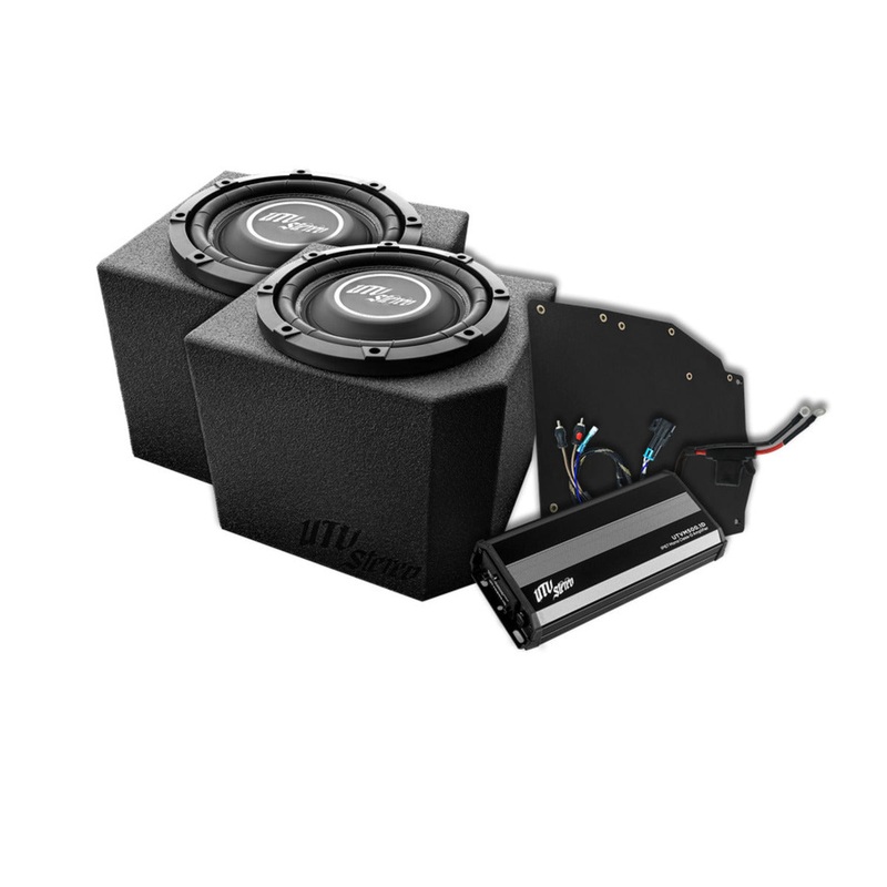 UTV Stereo Polaris Ranger 500W Dual 10 Subwoofer Kit