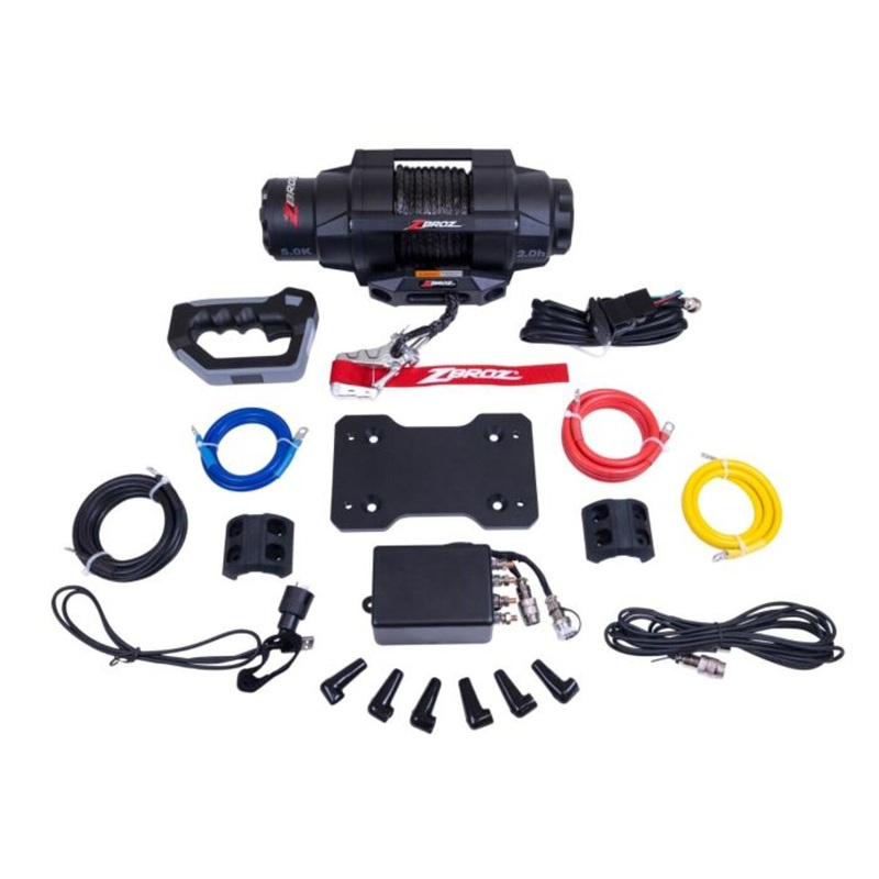 ZBroz 5000 LB Universal UTV Winch W/ Remote