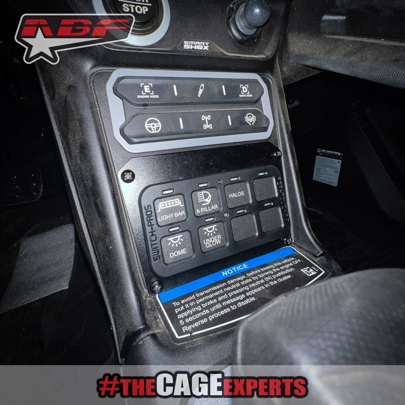 ABF Can-Am Maverick R Switch Pros Dash Mount