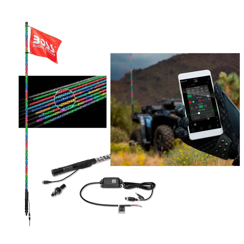 Boss Audio XP6 360 RGB LED Whip