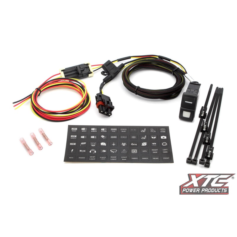XTC Power Polaris Ranger XD 1500 Light Duty Switch System for in Cab PULSE Bus Bar