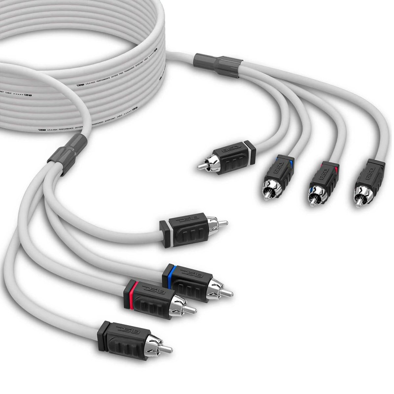 DS18 4 Channel Marine Grade Tinned 100% Copper OFC RCA – 25 Feet