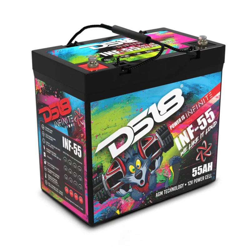DS18 Infinite 55 AH AGM Power Cell Battery