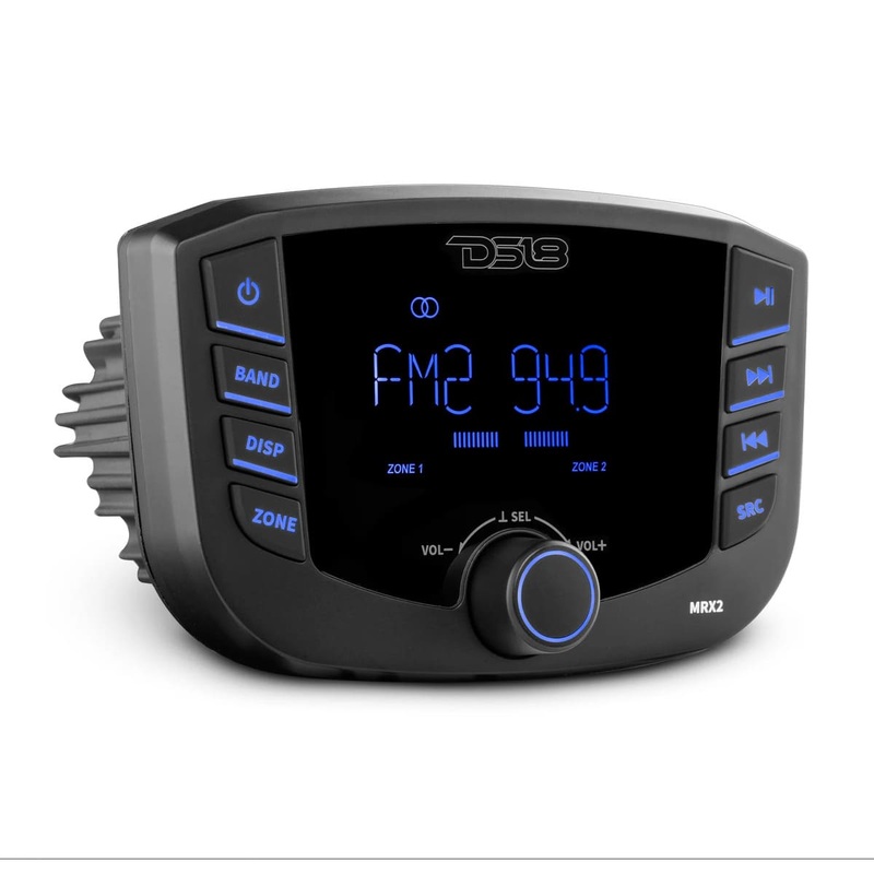 DS18 MRX2 Head Unit 3 LCD Screen , 2 Zones, 4 volts Output, BT, RDS 4X50 Watts