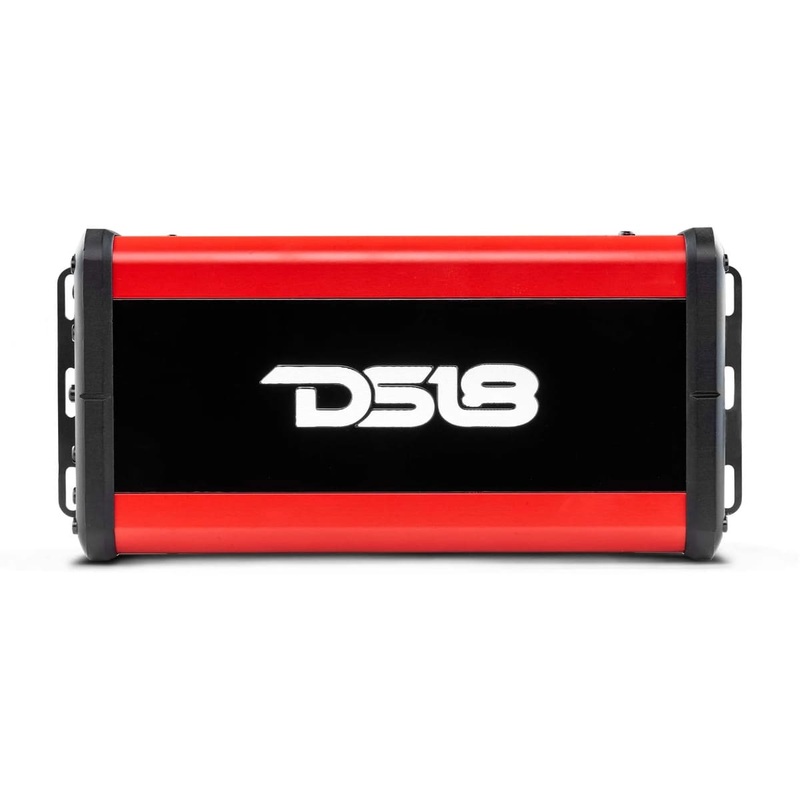 DS18 NXL 4-Channel Full-Range Class D 4 x 100 Watts RMS @ 4-Ohm 1800 Watts Peak IP67 Marine & Powersports NANO Amplifier