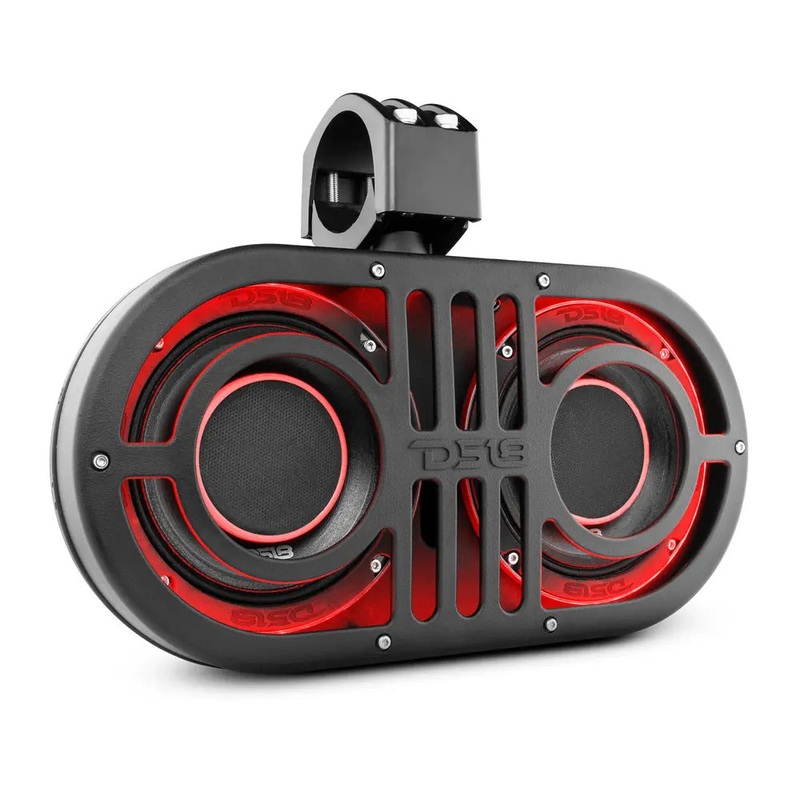 DS18 Dual 6.5 PRO Roll Cage Sound Bar System w/ Built in 450 Watts RMS RGB LED Lights