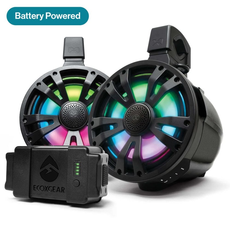 EcoXgear TB8 – 1 Battery Powered Bluetooth Amplified Extreme & Passive Tower Speaker