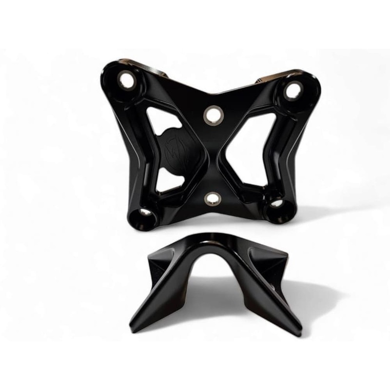 Elektric Offroad ’17-’21 Can Am X3 Maverick Radius Rod Plate with Tow Hook – Black