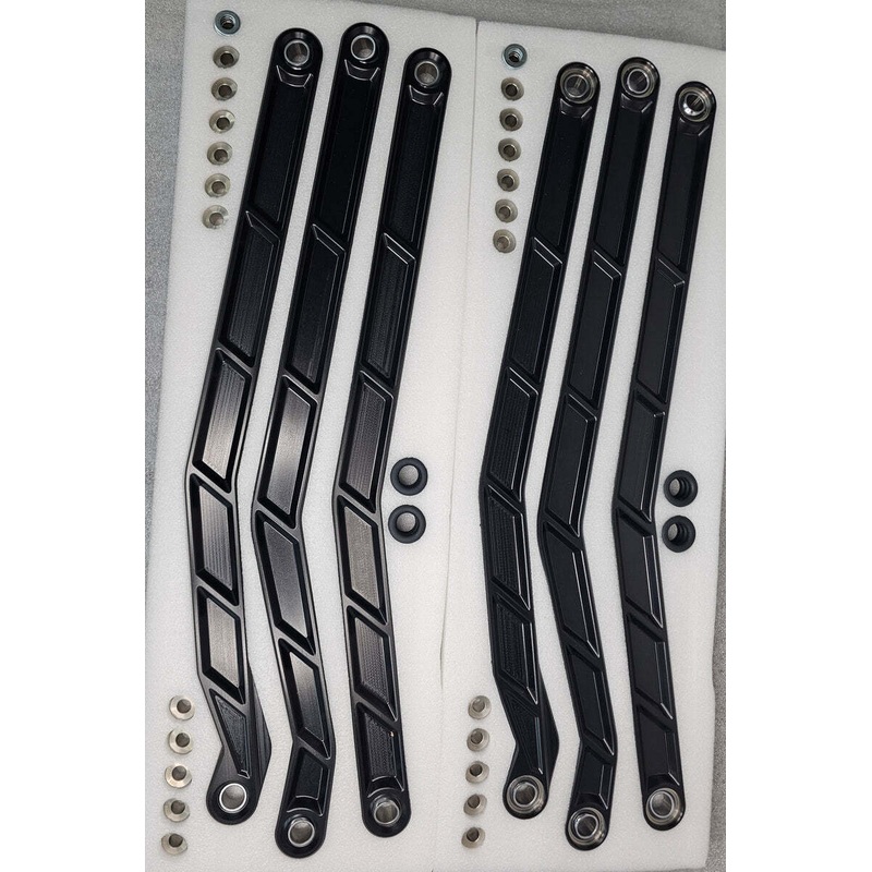 Elektric Offroad ’17+ Can-Am Maverick X3 72 High Clearance Radius Rods – Black Finish