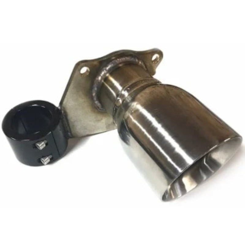 Aftermarket Assassins Polaris RZR XP Turbo/Turbo S Straight Pipe