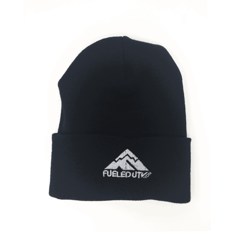 Black Folded Beanie