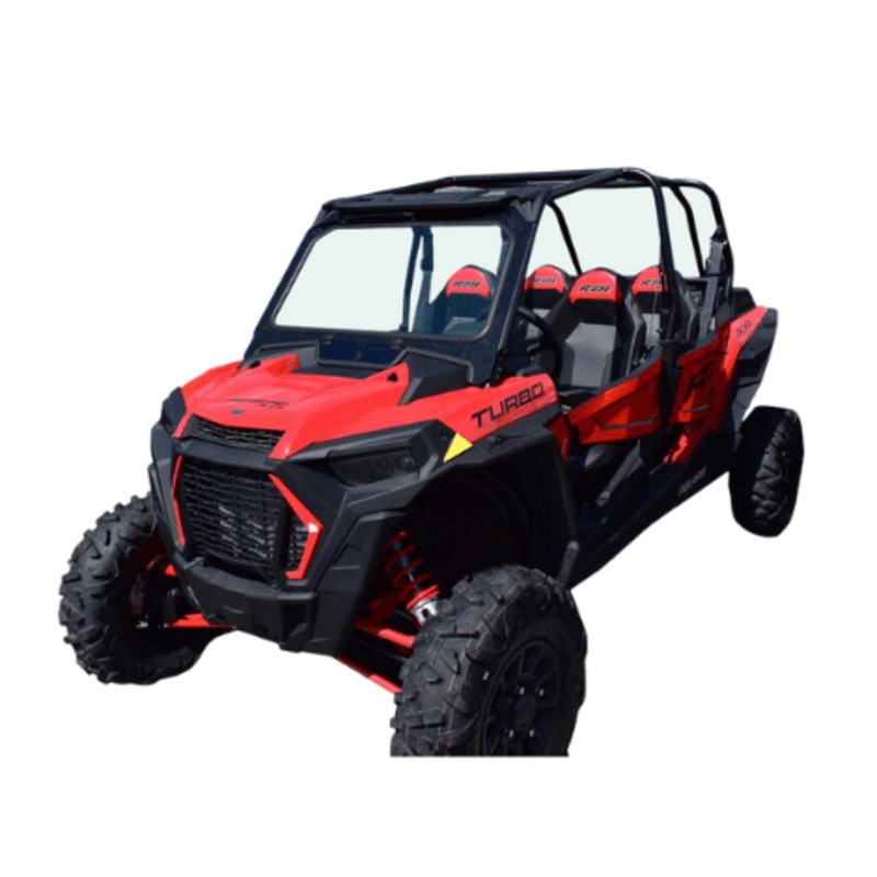 UTVZilla Full Glass Windshield with Vented Frame for 2019+ RZR With Wiper