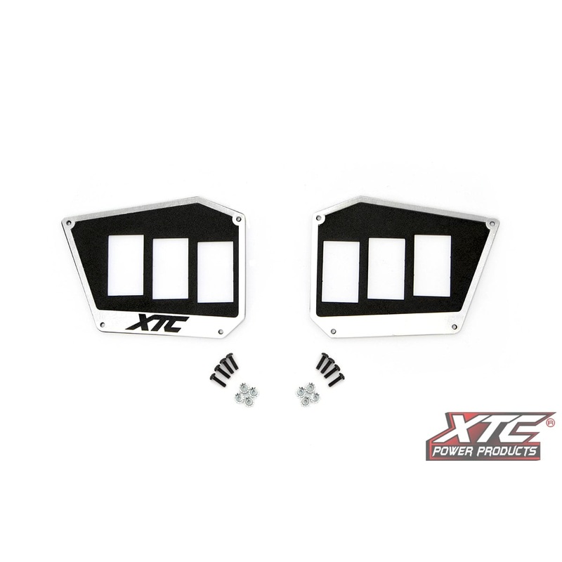 XTC Polaris RZR 900 & RZR XP 1000 / Turbo ’16-19 6 Gang Rocker Switch Mounting Plates