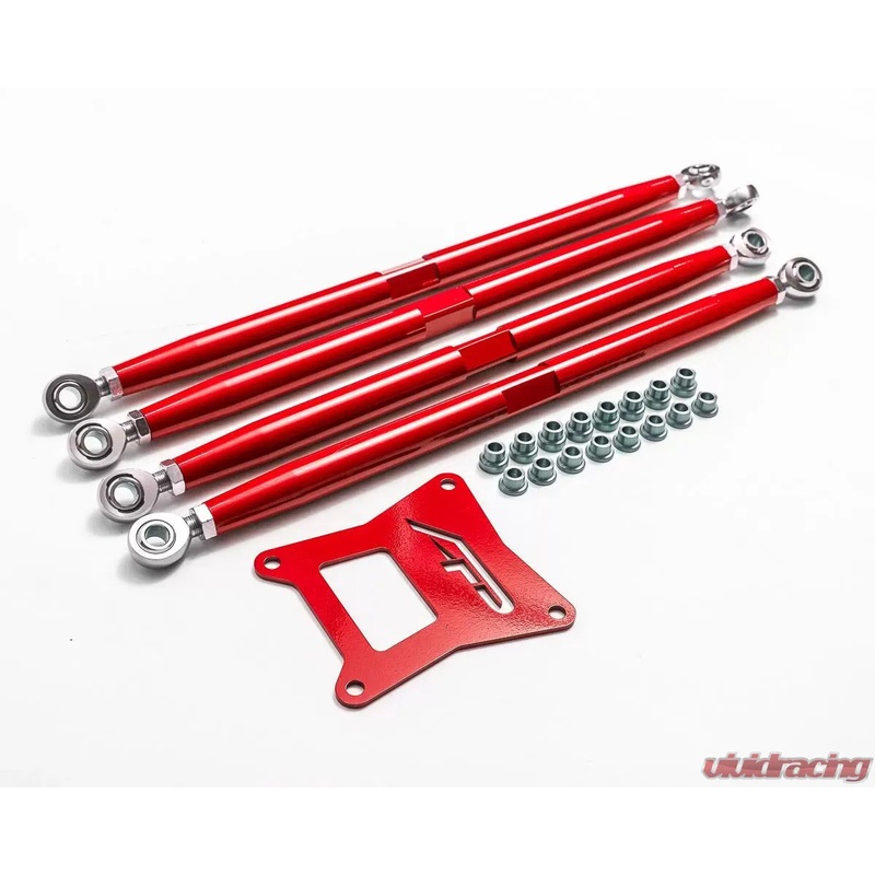 Agency Power ’14-’16 Polaris RZR 1000/RS1/XP Turbo Red Adjustable Rear Radius Arms