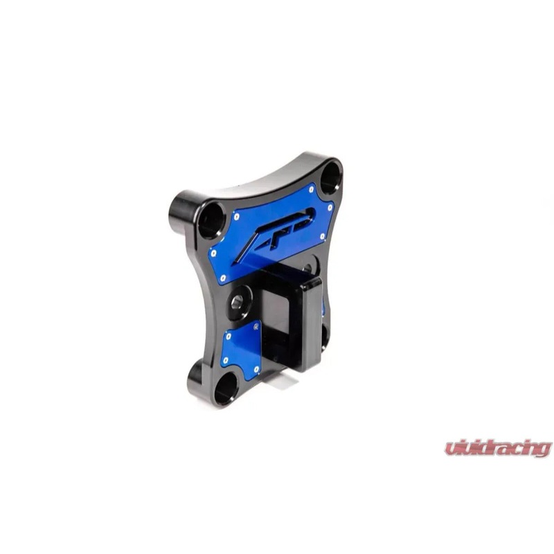 Agency Power ’17-’25 Can-Am Maverick X3 Blue Billet Radius Rod Plate w/ D-Ring