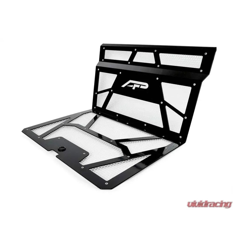 Agency Power Polaris RZR XP 1000/XP Turbo Vented Engine Cover Gloss – Black & White Polaris