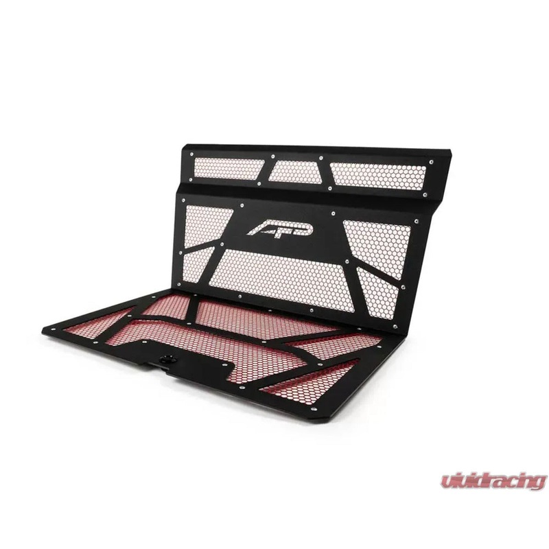 Agency Power Polaris RZR XP 1000/XP Turbo Vented Engine Cover Matte – Black & Red