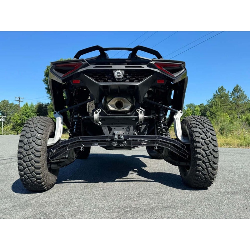 CT Race Worx Can-Am Maverick R Pro Rock High Clearance Billet Radius Rod Kit with Double E Rear Sway Bar