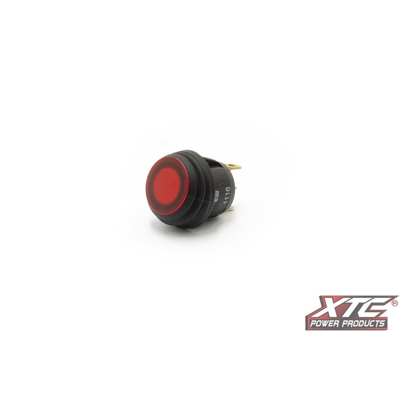 XTC ON-OFF SPST Cherry Rocker Switch