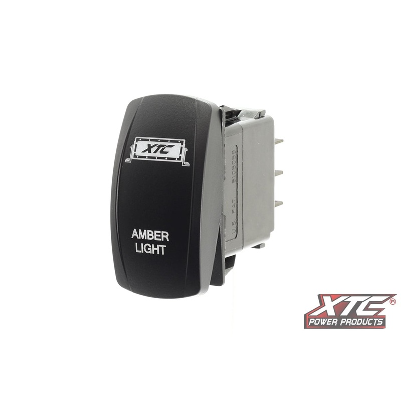 XTC Amber Light Bar Rocker Switch