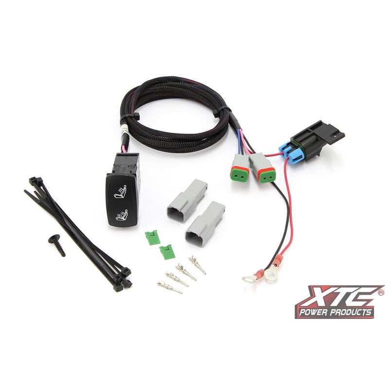 XTC Heated Seat Control System, Back or Back and Bottom Power Control System – Wires to Busbar