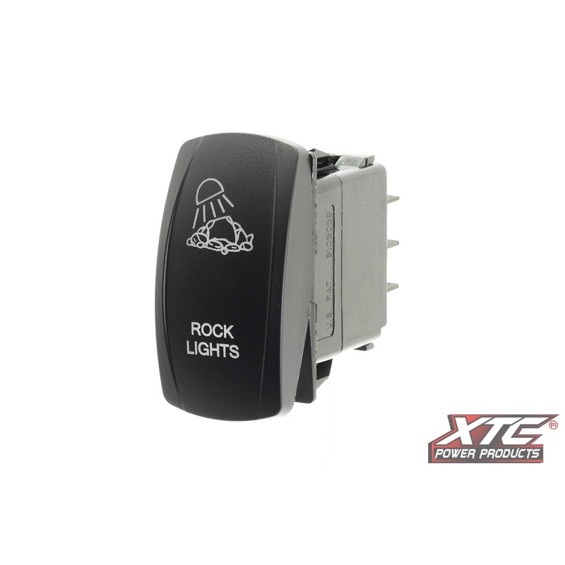 XTC Rock Lights Rocker Switch|Amber Top / Amber Bottom|Blue Top / Blue Bottom|Red Top / Blue Bottom|Red Top / Red Bottom