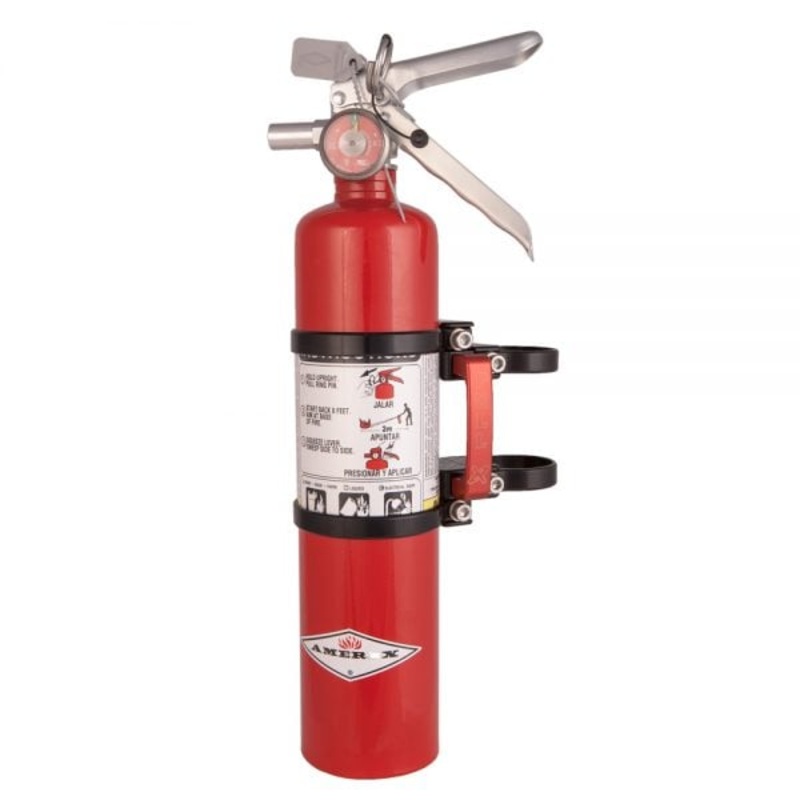 Axia Alloys Quick Release Fire Extinguisher Mount W/ 2.5LB Extinguisher