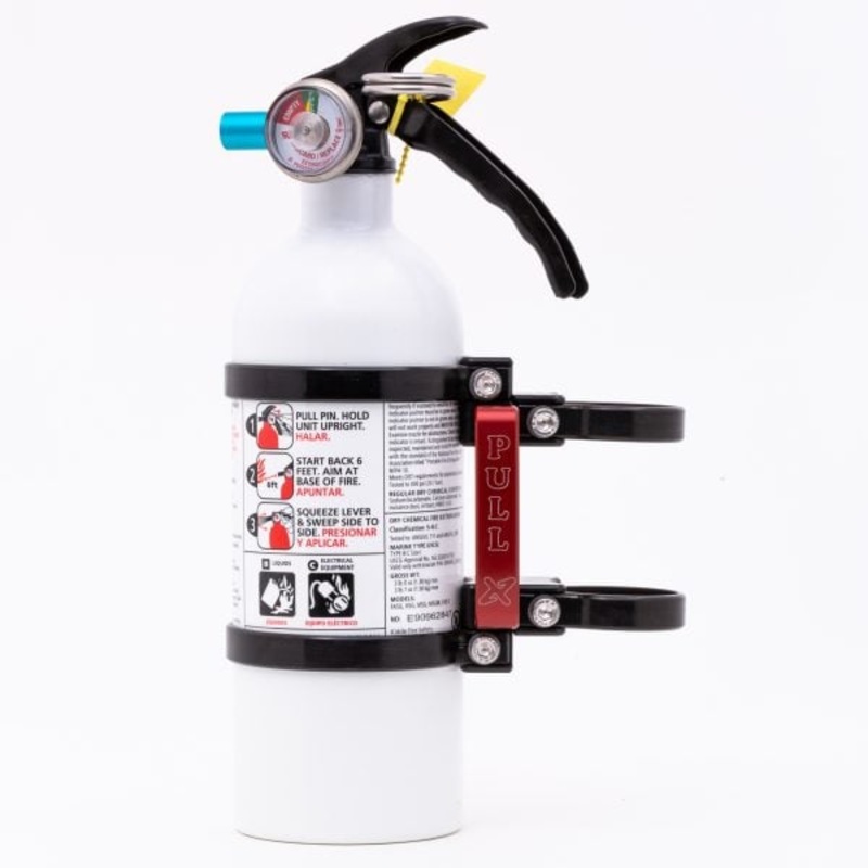 Axia Alloys Quick Release Fire Extinguisher Mount W/ 2LB Extinguisher