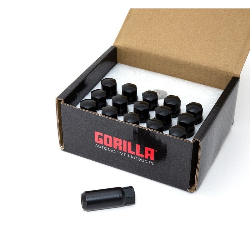 Gorilla Black Race Lug Kit – 12mm x 1.50 – 2.15