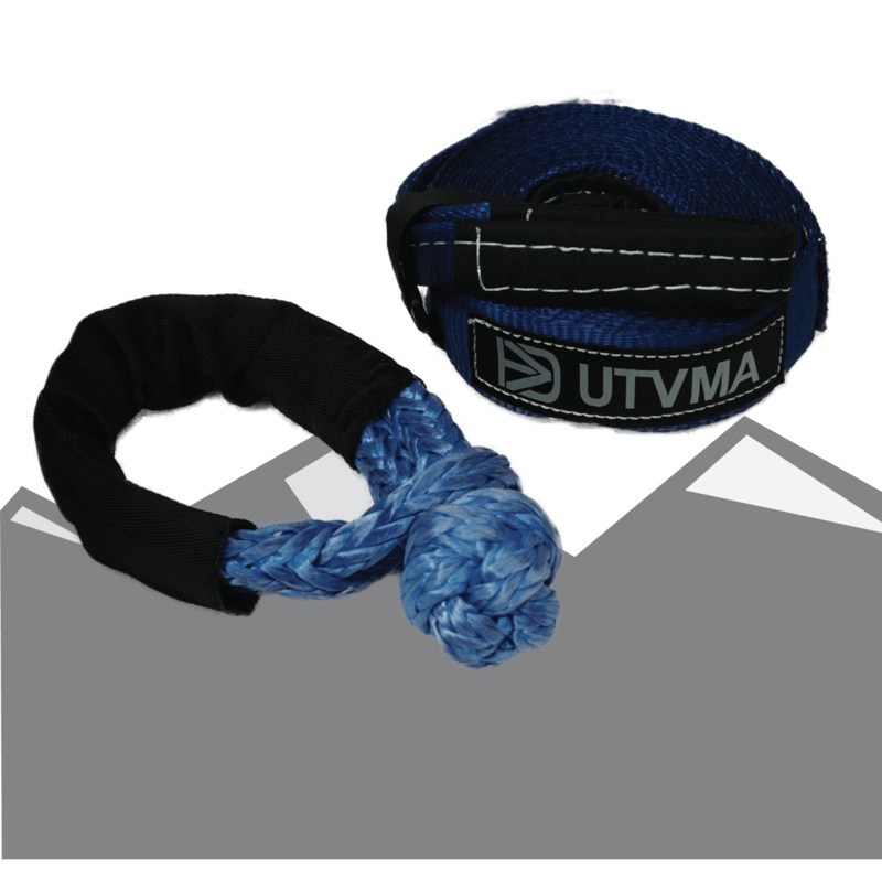 UTVMA UTV Recovery Kit|Blue|Red